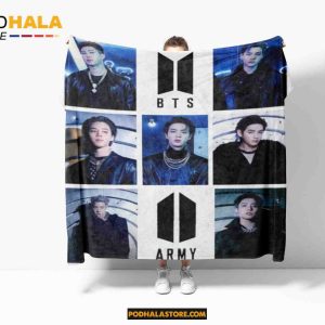 Bangtan Blankies OT7 BTS Blanket, Bangtan Boys Blanket