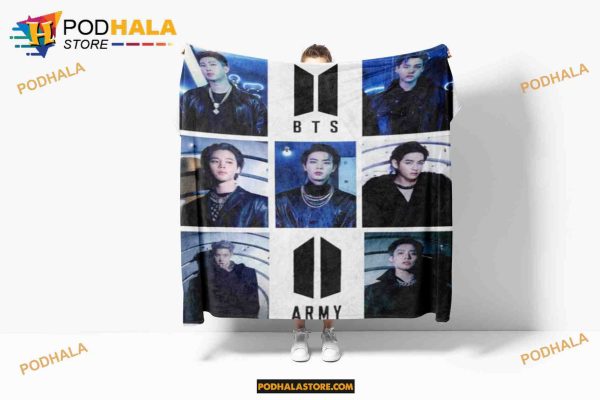 Bangtan Blankies OT7 BTS Blanket, Bangtan Boys Blanket