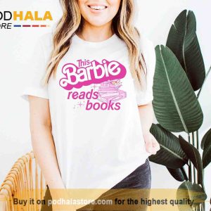 Barbie Shirt For Girls Bookish Reading, Cute Shirt for Teacher