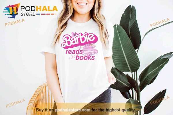 Barbie Shirt For Girls Bookish Reading, Cute Shirt for Teacher