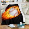 Baseball Baseball Fleece Blanket