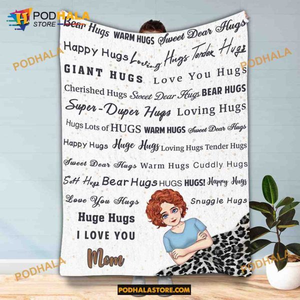 Bear Hugs Warm Hugs, Personalized Mother’s Day Mother Blanket