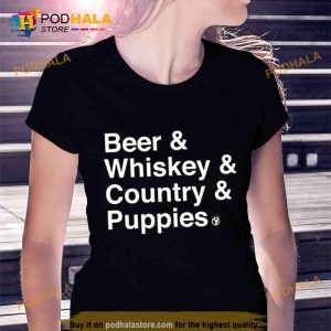 Beer whiskey country puppies Trending Shirt 2