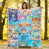 Blippi Blanket Birthday Kid Gift, Blues Clues Lovers Gift