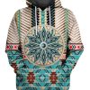Blue Mandala 3D Hoodie Sweatshirt