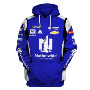 Blue Nationwide 3D Alexbrcing F1 Racing Team Nationwide Team AOP Unisex 3D Hoodie