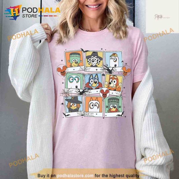 Bluey And Friend Halloween Shirt, Bluey Shirt, Halloween Gift Ideas