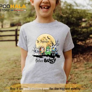 Bluey The Nightmare Before Halloween Costume Shirt Bluey And Friends Horror Halloween 3