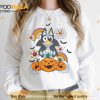 Bluey and Pumpkin Halloween Sweatshirt, Trick or Treat Shirt, Bluey Halloween Costume