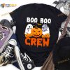 Boo Boo Crew White Ghost Costume Halloween Pumpkin Shirt Hoodie