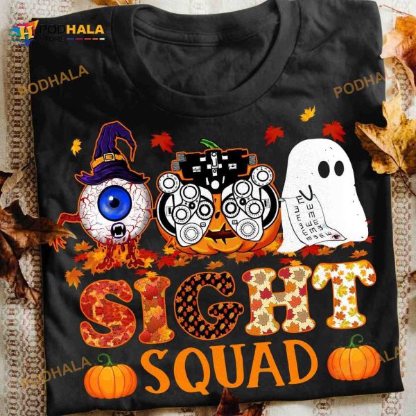 Boo Halloween Costume Sight Squad Halloween Shirt Hoodie