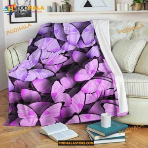 Butterfly Blanket - Butterfly Fleece Blanket 0VD