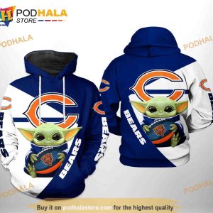 Chicago Bears 3D Camo Veteran Hoodie, Shirt