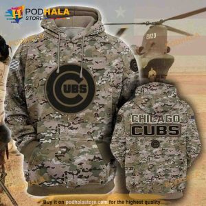 Chicago Cubs Camouflage Veteran 3D All Over print Hoodie T shirt Sweater  Jacket Jersey Sweater in 2023