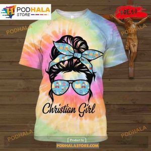 Christian Girl Jesus Over Printed Sweatshirt 3D Hoodie 2