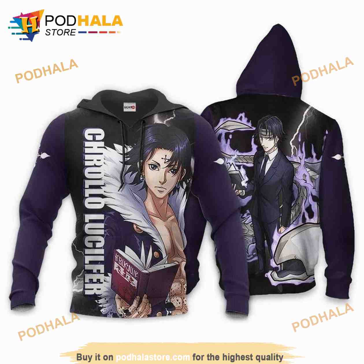 Chrollo discount lucilfer hoodie