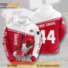 Cincinnati Reds Eric Davis 44 3D Hoodie Sweatshirt