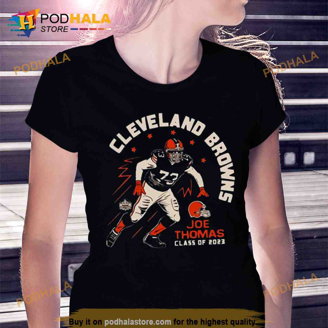 Cleveland Browns Joe Thomas Class Of 2023 Homage Trending Shirt