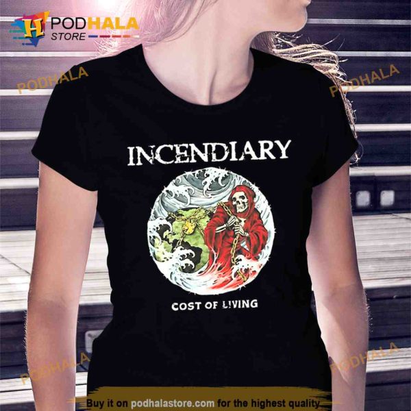 Closed casket activities merch incendiary cost of living 10 year Trending Shirt
