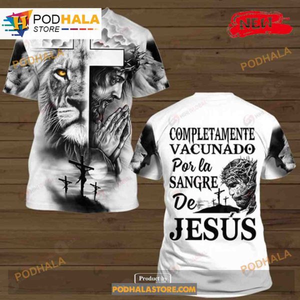 Completamente Vacunado Por La Sangre De Jesus Luxury Sweatshirt 3D Hoodie