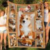 Corgi Dog 3D Fleece Blanket For Women Men