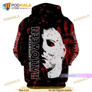Custom Name A Real Man Will Chase After You Michael Myers 3D Hoodie Halloween Gifts 2