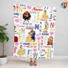 Custom Name Disney Beauty And The Beast Disney Fleece Blanket