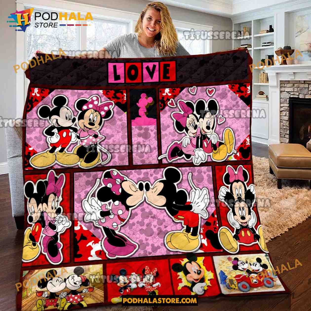 Custom Name Disney Mickey Mouse Quilt, Mickey Mouse Blanket, Mickey Mouse  Gifts For Women - Bring Your Ideas, Thoughts And Imaginations Into Reality  Today