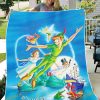 Custom Name Disney Peter Pan Tapestry Personalized Fleece Blanket
