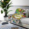 Custom Name Disney Toy Story Blanket, Toy Story Characters Christmas Gift