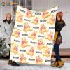 Custom Name Gift Pooh Blanket, Winnie The Pooh Fleece Blanket