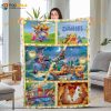 Custom Name Pooh And Friends Blanket, Winnie The Pooh Characters Blanket