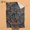 Custom Name Pumpkin Boo Funny Halloween Blanket, Halloween Gift For Kids