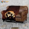 Custom Name Pumpkin Ghost Halloween Fleece Blanket, Scary Halloween Quilt 4