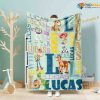 Custom Name Toy Friends Fleece Blanket