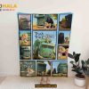 Custom Name Trash Truck Disney Blanket, Disney Gifts For Adults