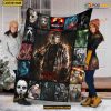 Custom Name with Jason Voorhees Friday The 13th Fleece Blanket, Halloween Gifts