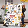 Custom Toy Story Halloween Fleece Blanket, Halloween Fleece Blanket Gift