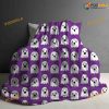 Cute Ghost Halloween Fleece Blanket, Halloween Decor Quilt