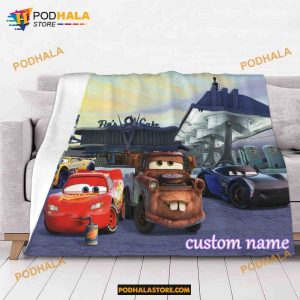 Disney Cars Custom Name Blanket, Disney Gift Ideas