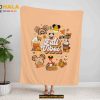 Disney Fall Mickey Fleece Blanket, Mickey Mouse Ears Blanket, Disney Halloween Gift