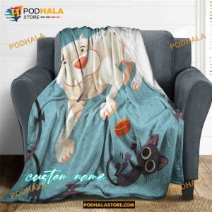 Disney Kitbull Custom Name Blanket, Disney Gifts For Adults