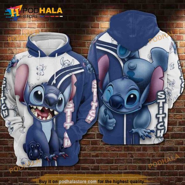 Disney Lilo And Stitch Funny 3d Hoodie, Disney Stitch Gifts