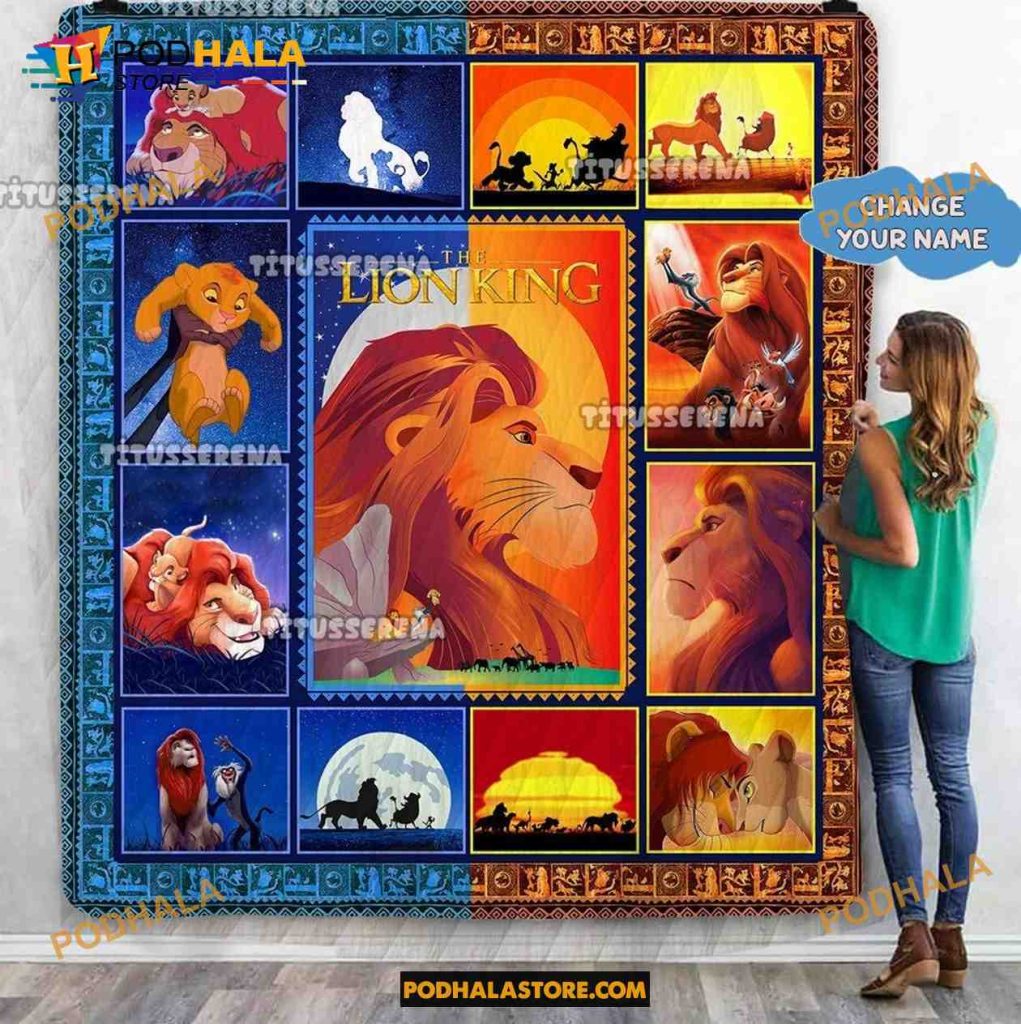 Lion King Fleece fashion Blanket