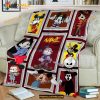 Disney Mickey Cosplay Horror Characters Halloween Blanket, Custom Name Halloween Quilt