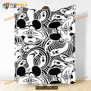 Disney Mickey Halloween Fleece Blanket, Gifts For Disney Lovers