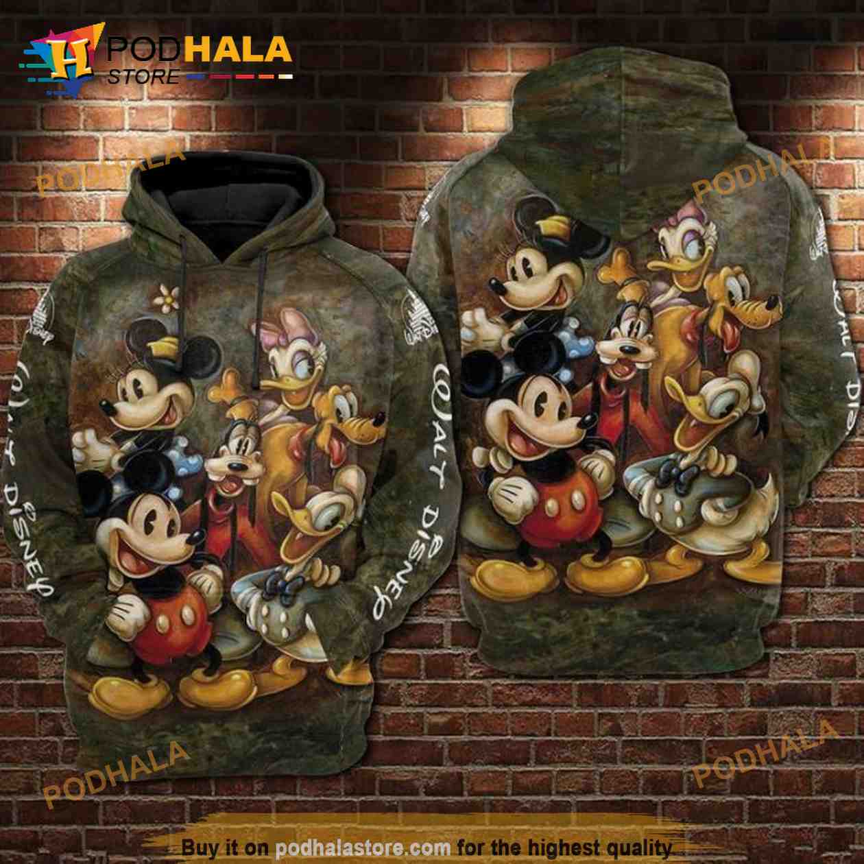 Dallas Cowboys Mickey Mouse Full Print Hoodie