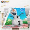 Disney Once Upon a Snowman Custom Name Blanket, Disney Gifts For Women