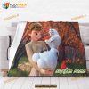 Disney Once Upon a Snowman Custom Name Blanket, Disney Presents