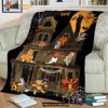 Disney Pooh Halloween Fleece Blanket, Disneyland Halloween Vacay Quilt